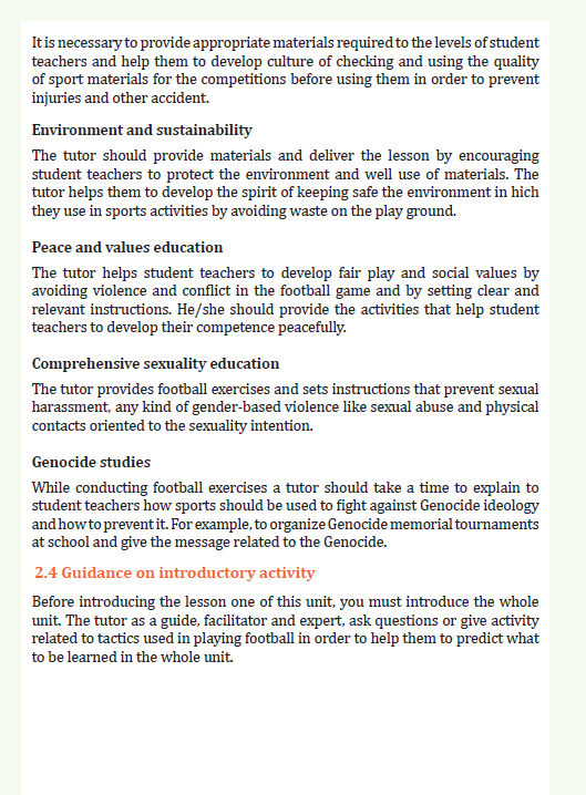 aqa gcse pe coursework examples football